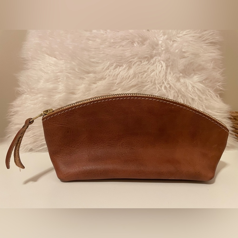Portland Leather Goods Total Eclipse Makeup Bag